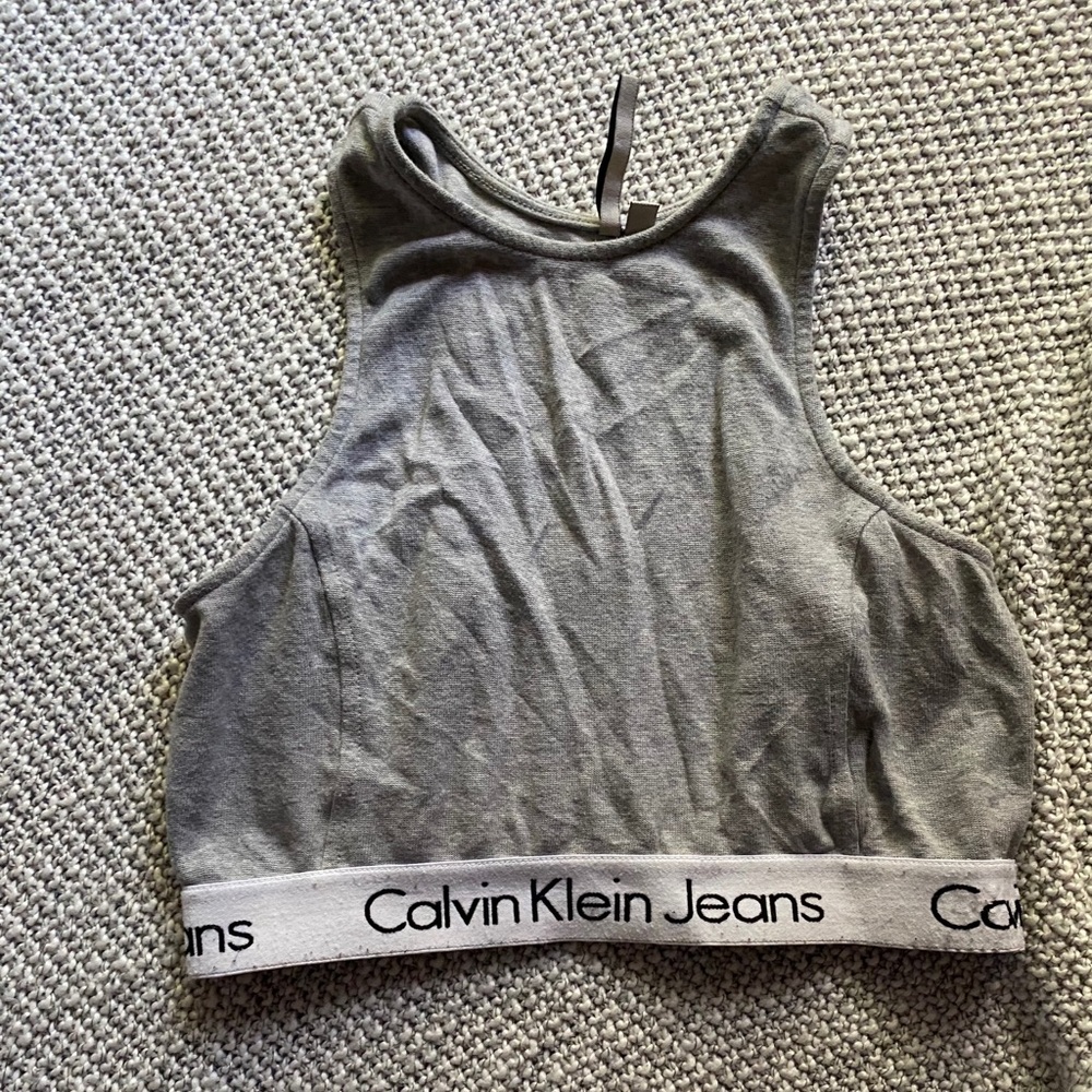 Grey Calvin Klein bralette
